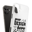 Customizable Snap Phone Case Slim Lightweight Polycarbonate Gloss Or Matte