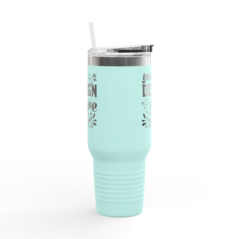 Customizable Polar Camel 40oz Insulated Travel Mug with Handle and Straw (Best Seller)