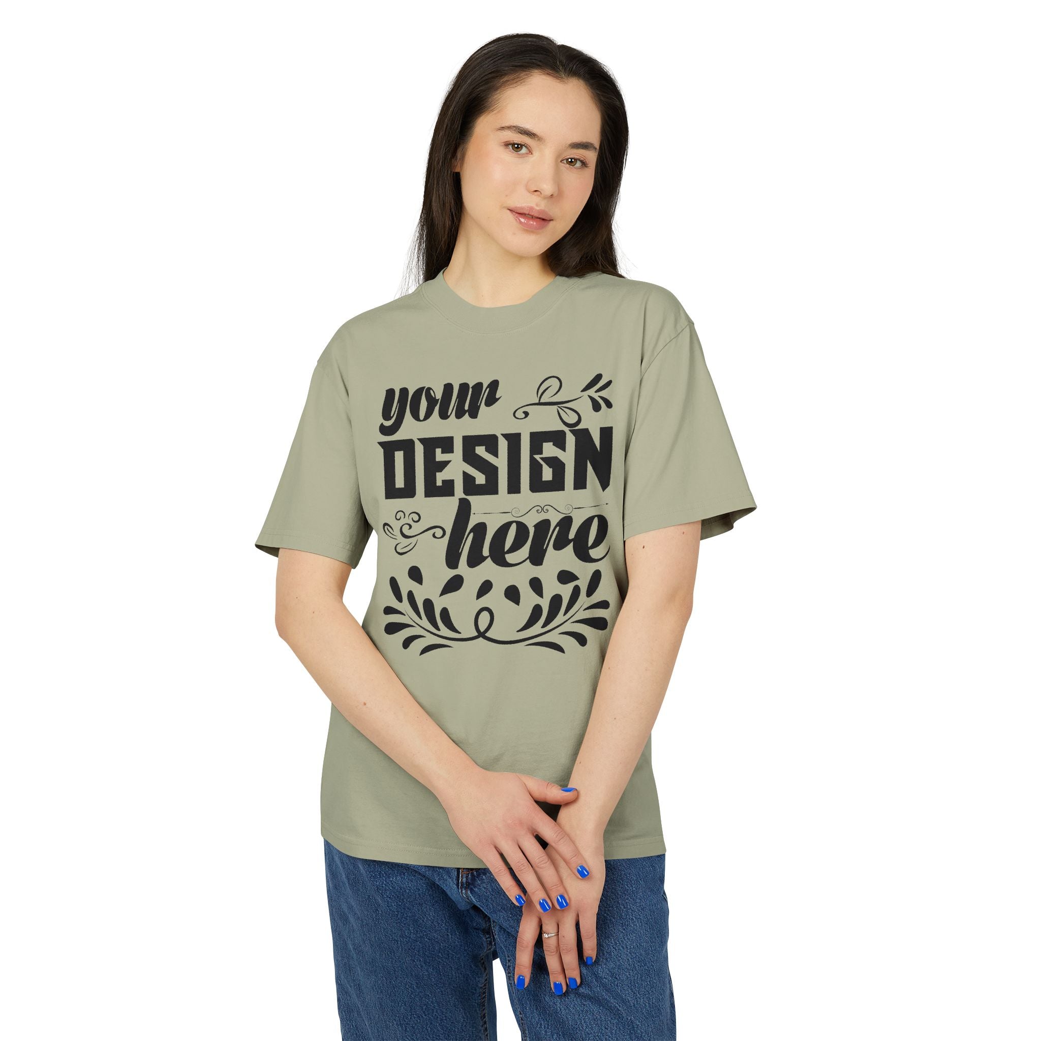 Customizable AS Colour 5082 Unisex Heavy Faded T-Shirt Oversized