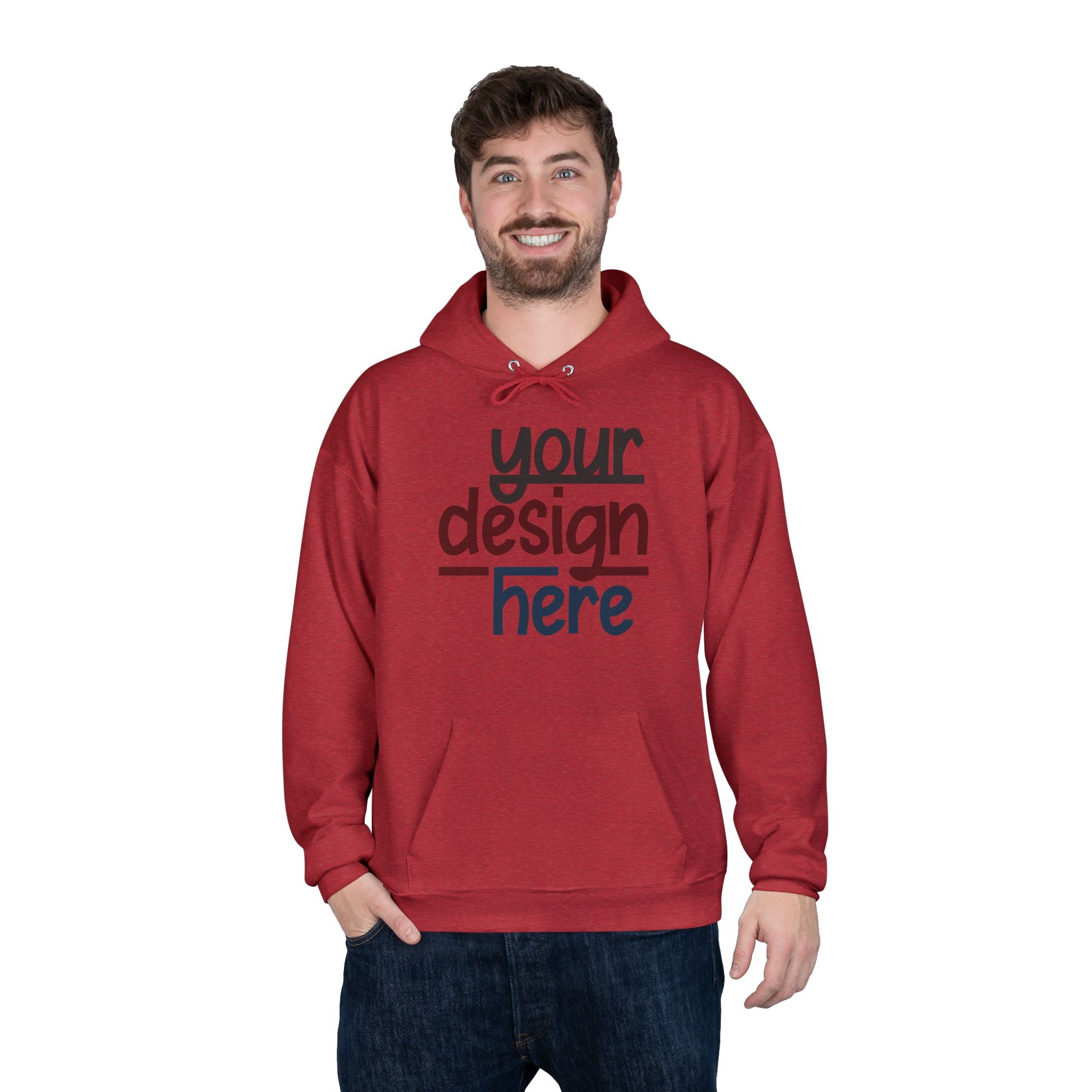 Customizable Hanes P170 EcoSmart Unisex Pullover Hoodie