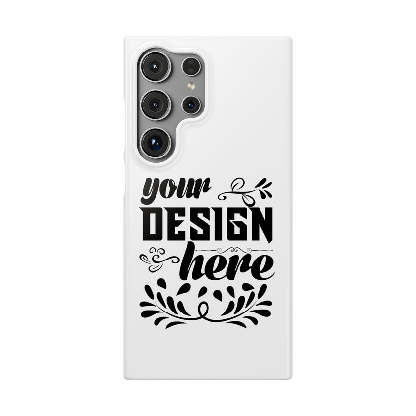 Customizable Snap Phone Case Slim Lightweight Polycarbonate Gloss Or Matte