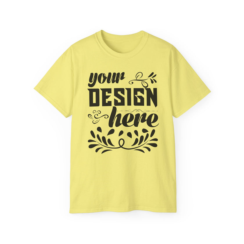 Customizable Gildan 2000 Unisex Ultra Cotton Crew Neck T-Shirt