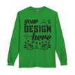 Customizable Gildan 5400 Unisex Long Sleeve T Shirt 100 Cotton Rib Cuffs