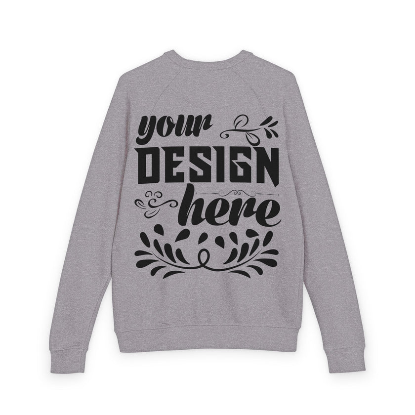 Customizable Lane Seven LS18004 Unisex French Terry Raglan Crewneck