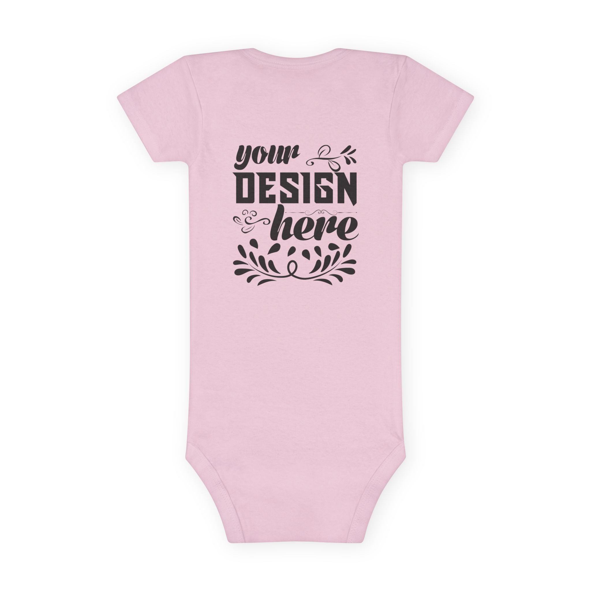 Customizable Gerber Childrenswear 6516A Baby Short Sleeve Onesie