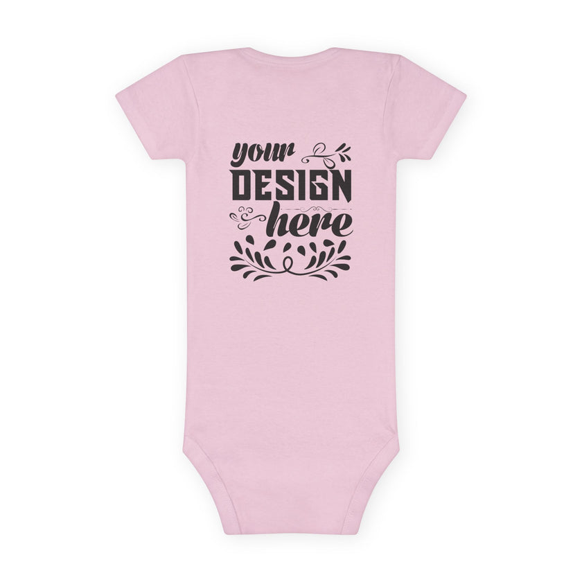 Customizable Gerber Childrenswear 6516A Baby Short Sleeve Onesie
