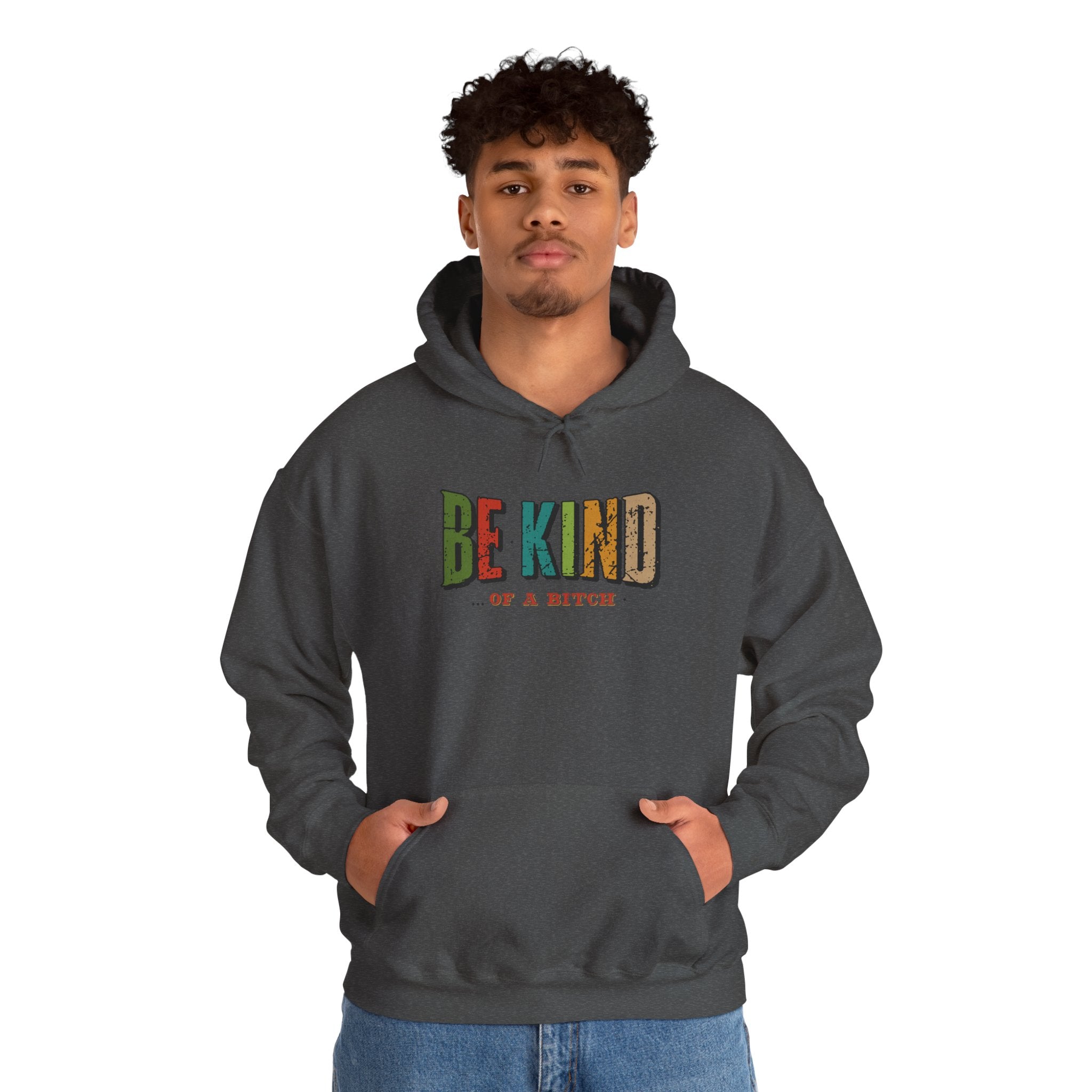 Gildan 18500 Unisex Heavy Blend Hoodie | Be Kind Graphic Print