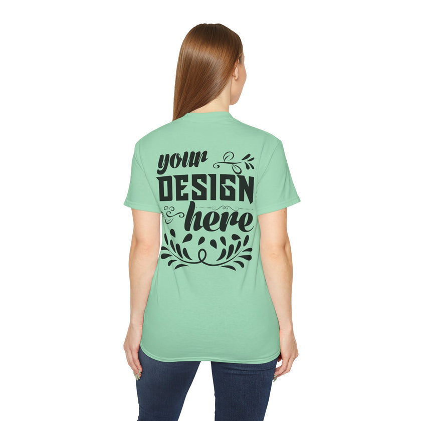 Customizable Gildan 2000 Unisex Ultra Cotton Crew Neck T-Shirt