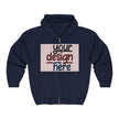 Customizable Gildan 18600 Unisex Heavy Blend Full Zip Hoodie