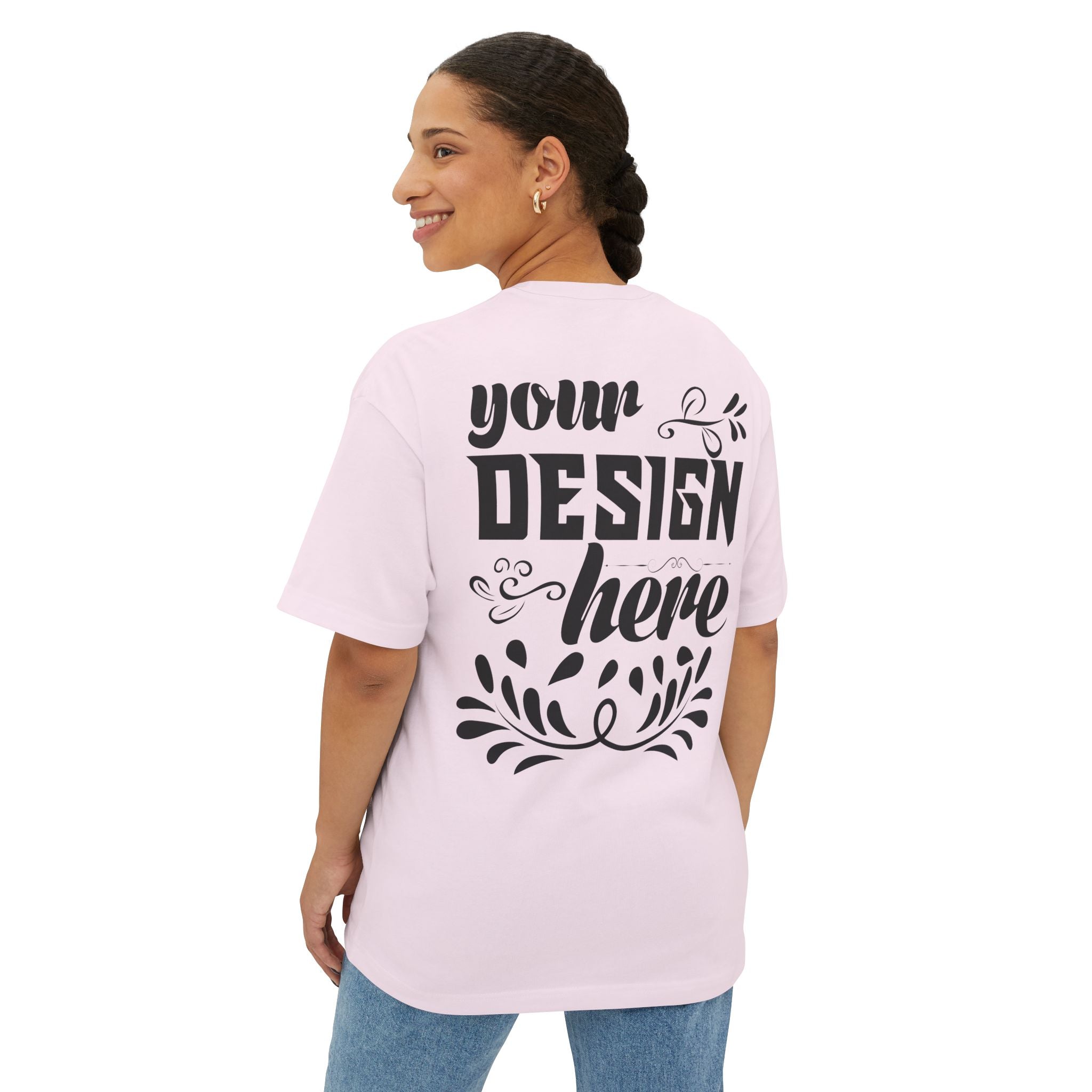 Customizable Bella+Canvas 3010 Unisex Oversized Boxy Tee Cotton