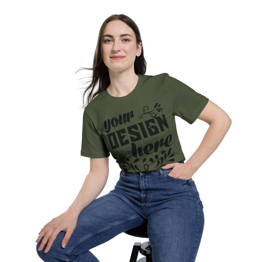 Customizable Bella+Canvas 3001U USA-Made Unisex Jersey T-Shirt