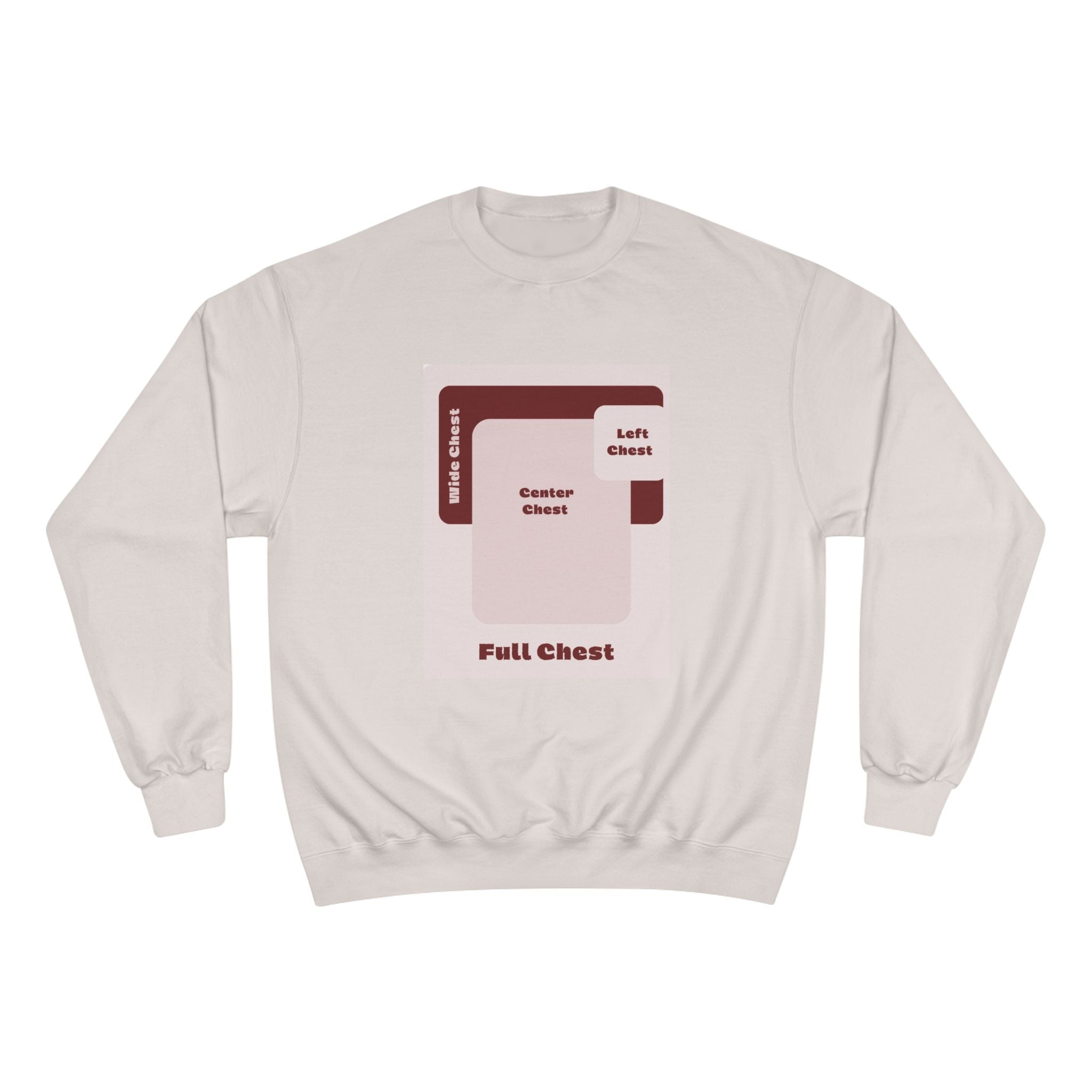 Customizable Champion S600 Crewneck Sweatshirt DTG Print