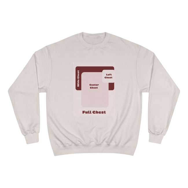 Customizable Champion S600 Crewneck Sweatshirt DTG Print