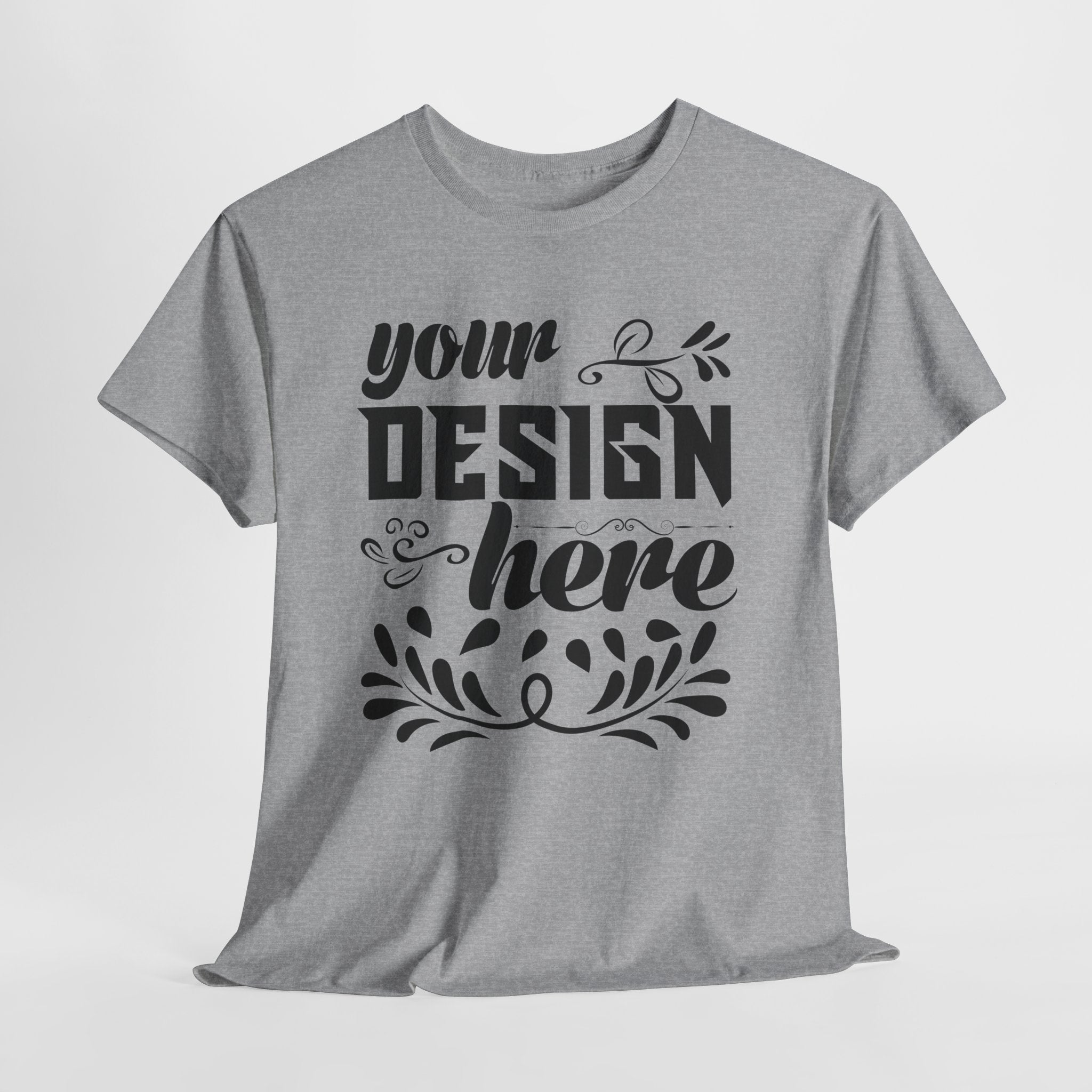 Customizable Gildan 5000 Unisex Heavy Cotton T-Shirt Classic Fit