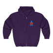 Gildan 18600 Unisex Full Zip Hoodie | Super Daddy Embroidery