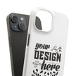 Customizable Snap Phone Case Slim Lightweight Polycarbonate Gloss Or Matte