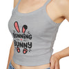 Bella+Canvas 1012 Spaghetti Strap Tank Top Running Bunny Graphic Print