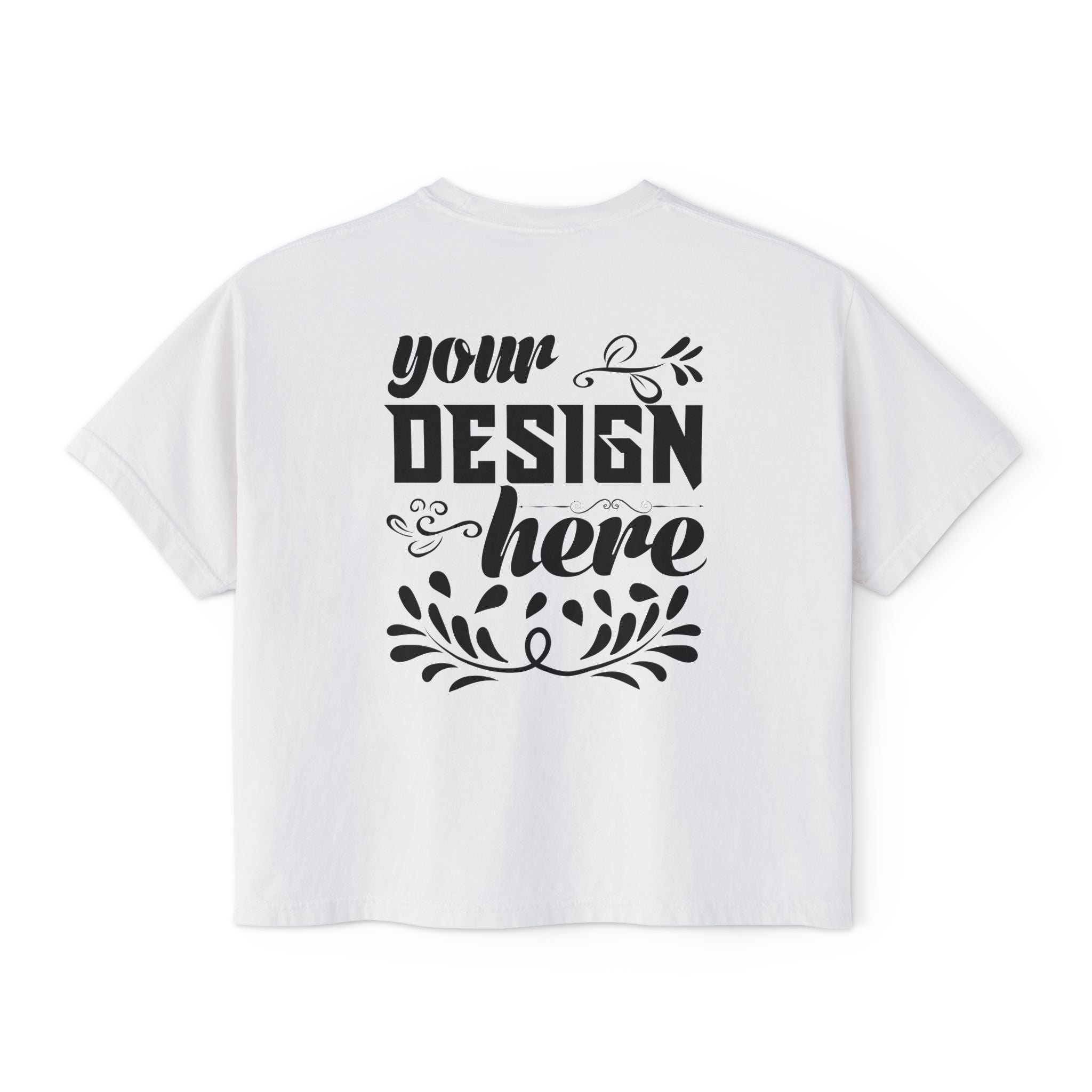 Customizable Comfort Colors 3023CL Womens Boxy Pigment Dyed T-Shirt