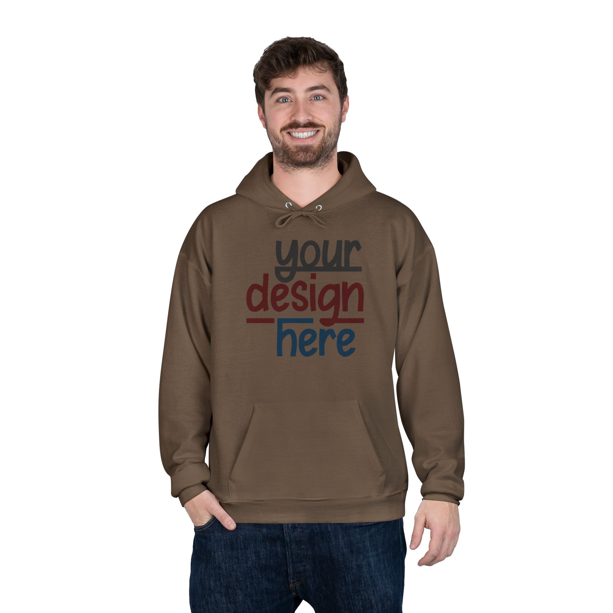 Customizable Hanes P170 EcoSmart Unisex Pullover Hoodie