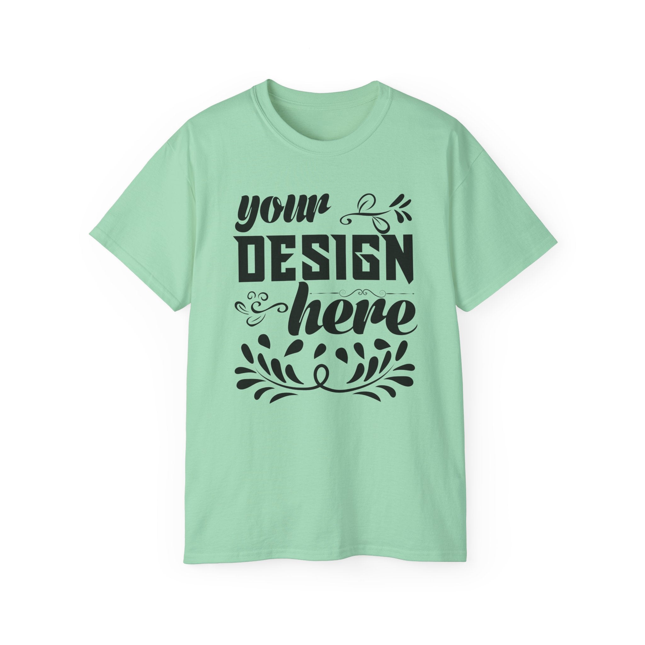 Customizable Gildan 2000 Unisex Ultra Cotton Crew Neck T-Shirt