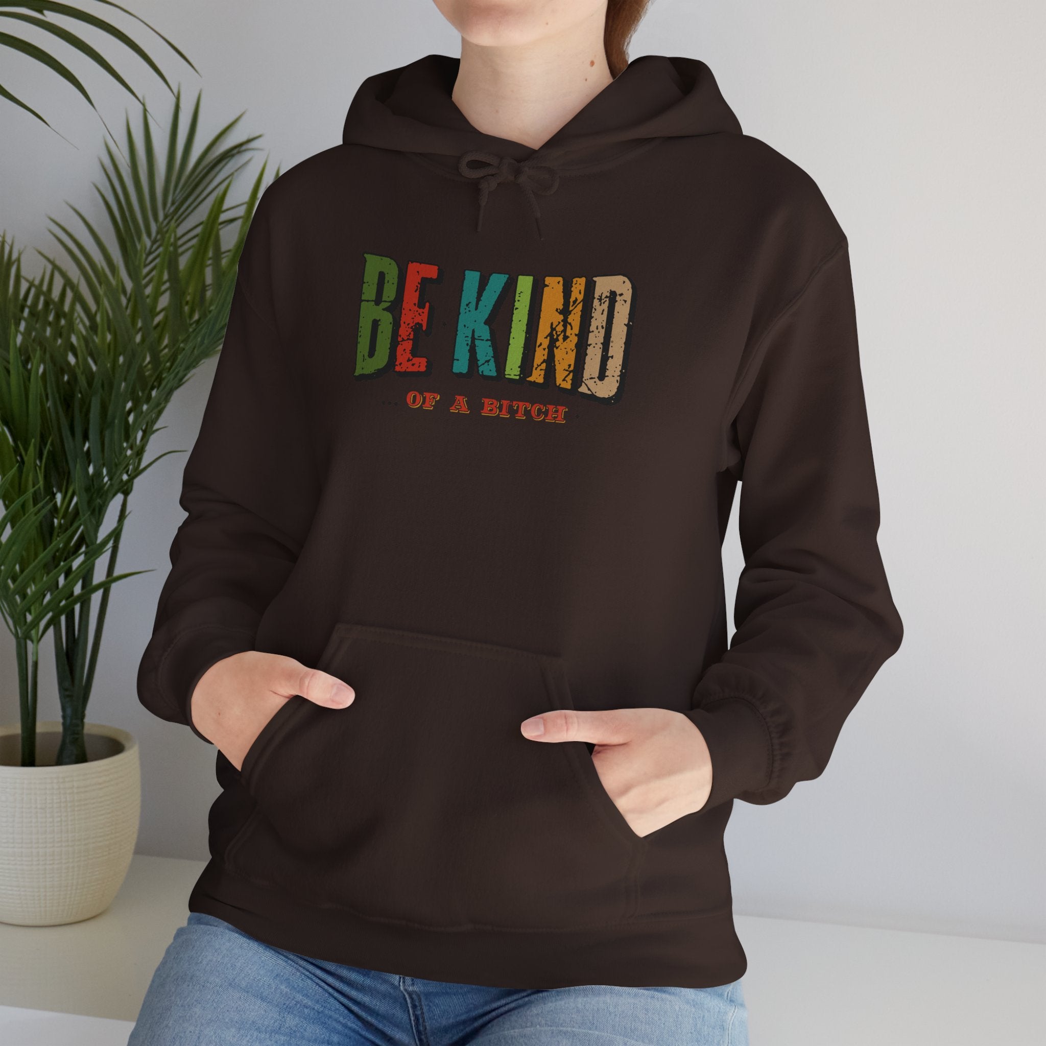 Gildan 18500 Unisex Heavy Blend Hoodie | Be Kind Graphic Print