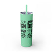 Customizable Maars 20oz Skinny Tumbler with Straw Stainless Steel