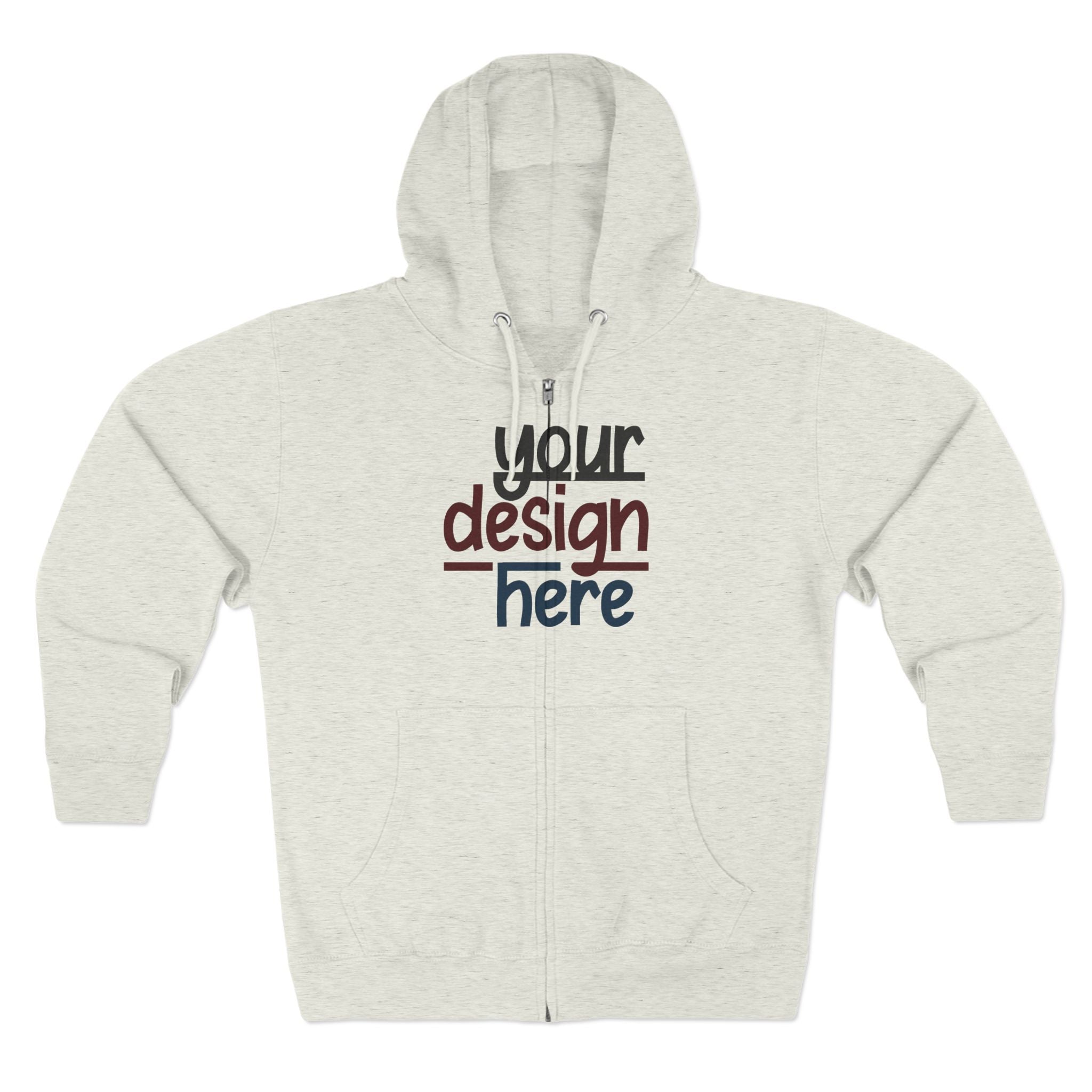 Customizable Lane Seven LS14003 Unisex Zip Hoodie