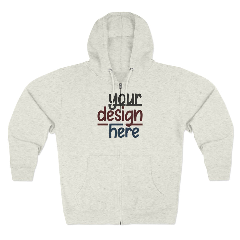 Customizable Lane Seven LS14003 Unisex Zip Hoodie