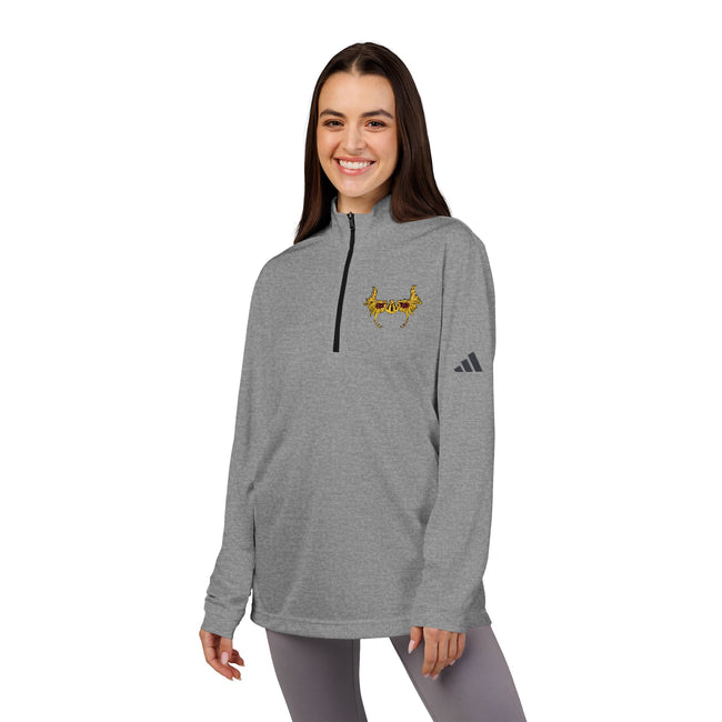 adidas A401 Unisex Quarter-Zip Pullover | Wings Embroidery