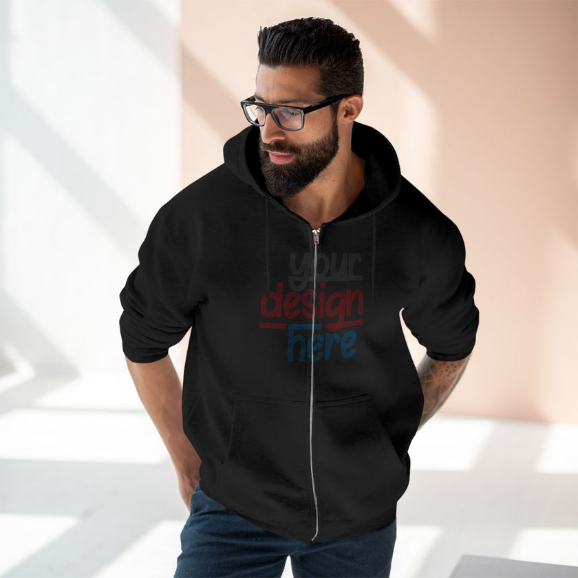 Customizable Lane Seven LS14003 Unisex Zip Hoodie