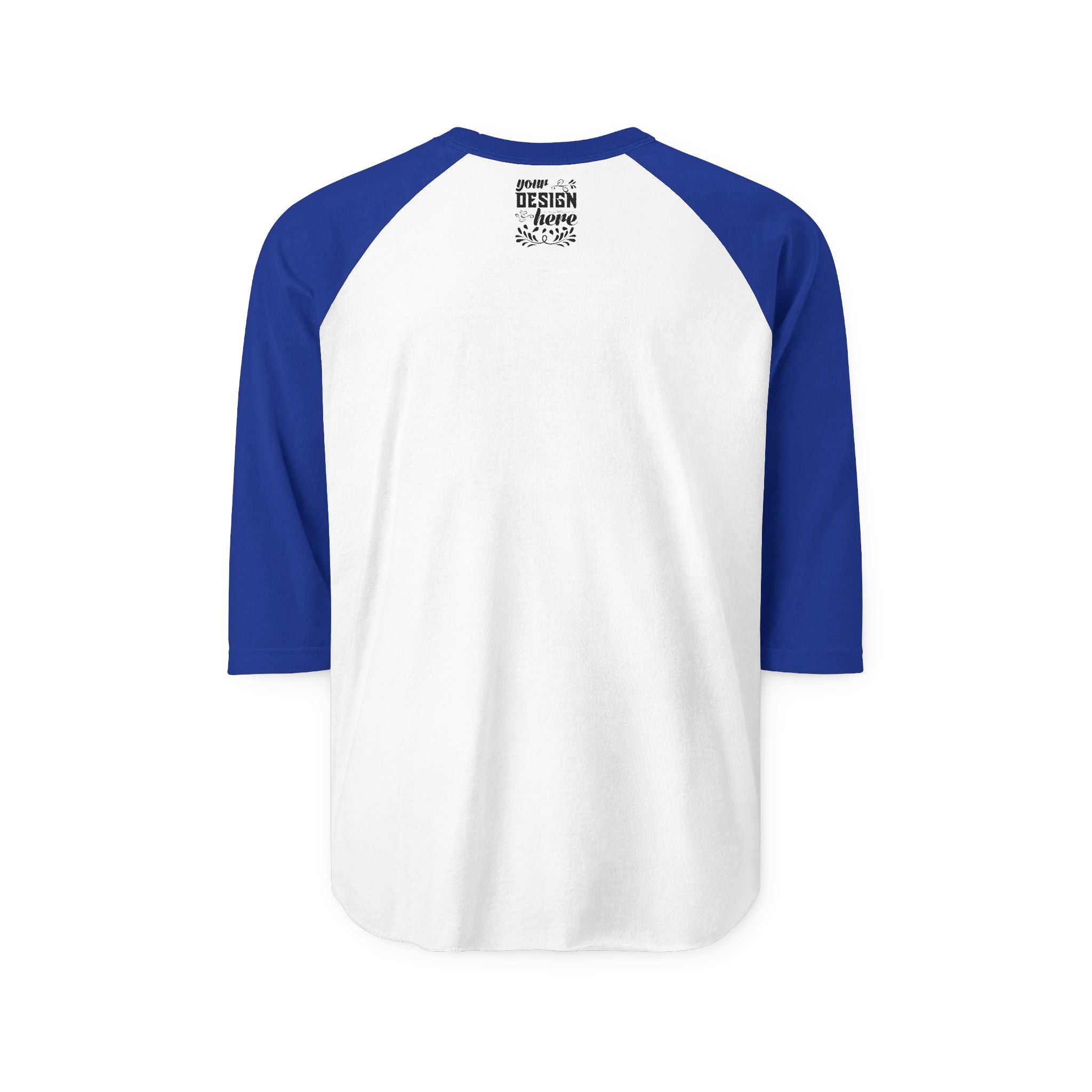 Customizable Tultex 245 Unisex 3\4 Sleeve Raglan Fine Knit Jersey Shirt