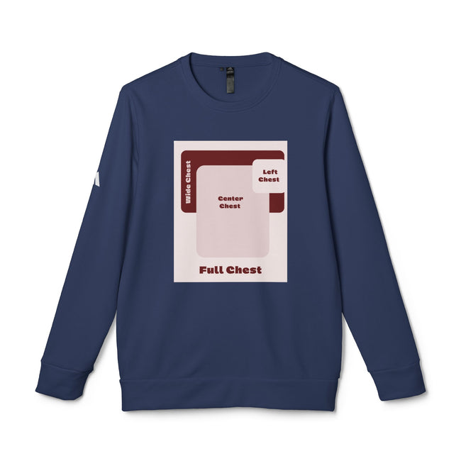 Customizable Adidas A434 Unisex Fleece Crewneck Sweatshirt