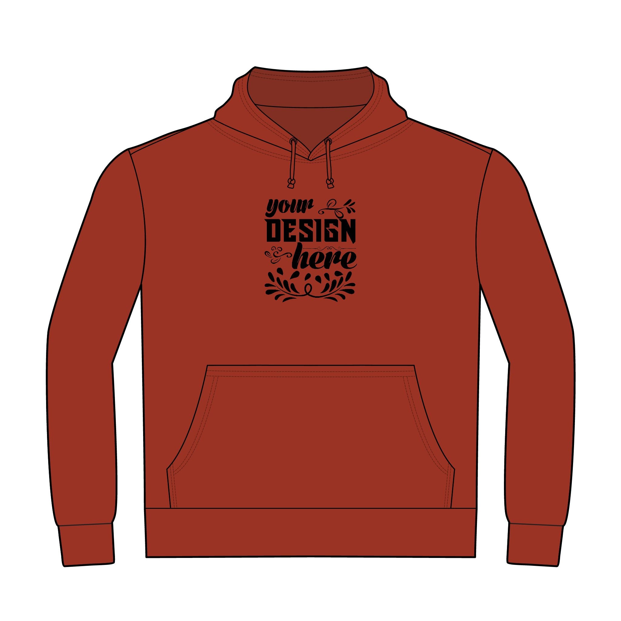 Customizable Lane Seven LS19001 Unisex Heavyweight Pullover Hoodie