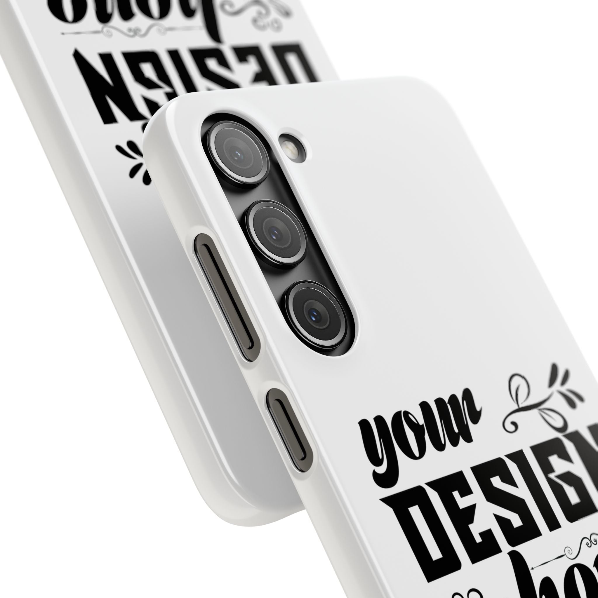 Customizable Snap Phone Case Slim Lightweight Polycarbonate Gloss Or Matte