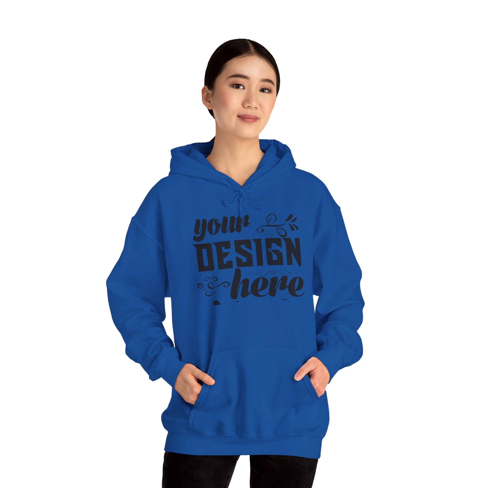 Customizable Gildan 18500 Unisex Heavy Blend Hooded Sweatshirt