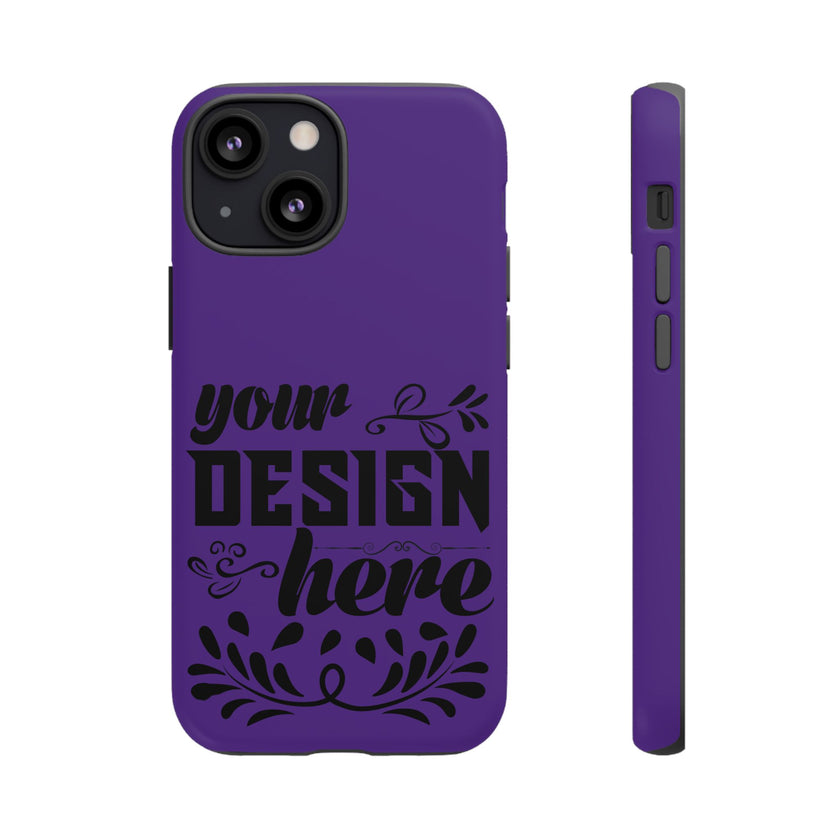 Customizable Tough Dual Layer Phone Case Polycarbonate TPU Liner Protective