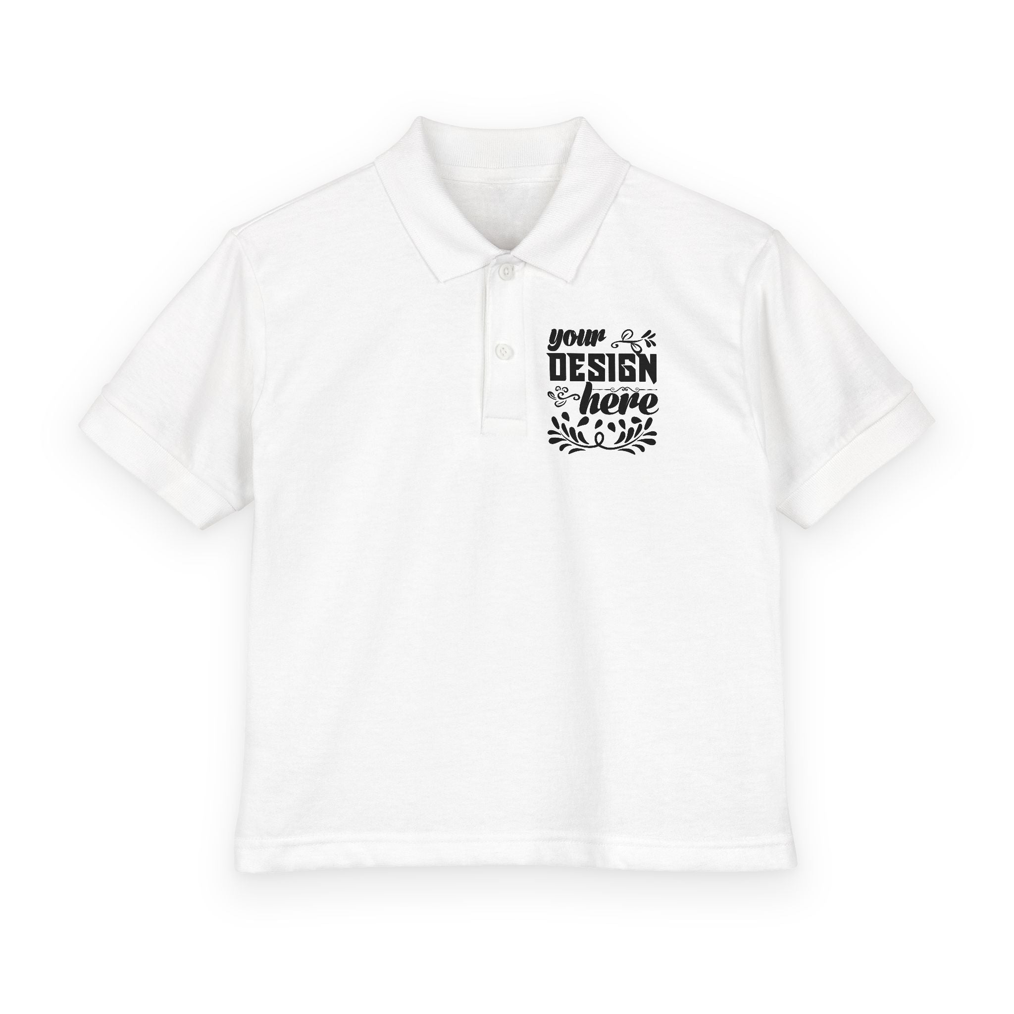 Customizable Gildan 8800B Youth DryBlend Jersey Polo Shirt