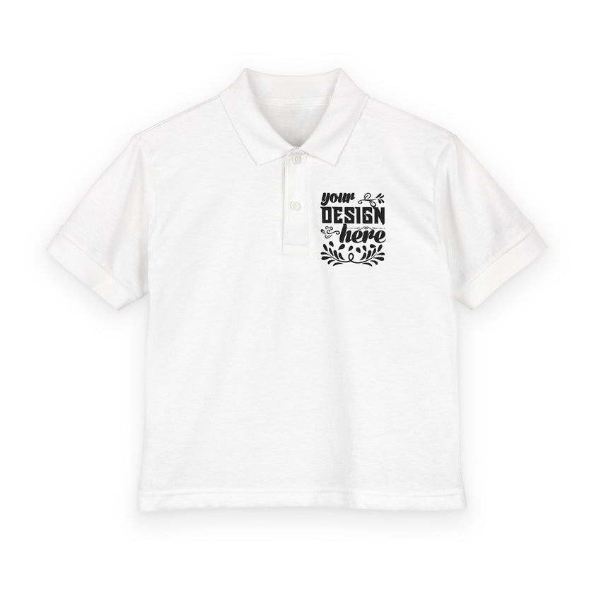 Customizable Gildan 8800B Youth DryBlend Jersey Polo Shirt