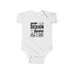 Customizable Rabbit Skins 4424 Infant Fine Jersey Baby Bodysuit