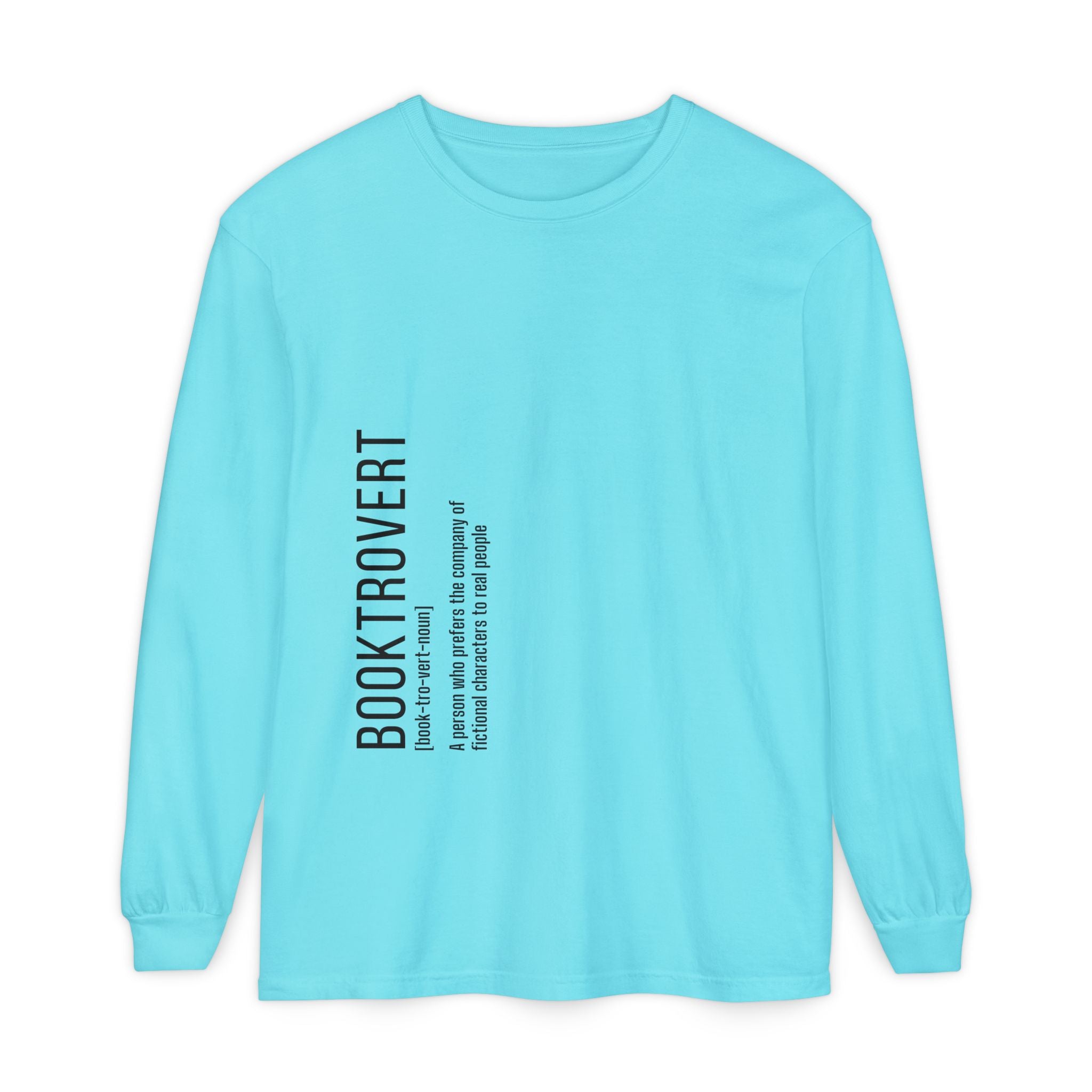 Comfort Colors 6014 Unisex  Long Sleeve T-Shirt | Booktrovert Graphic Print