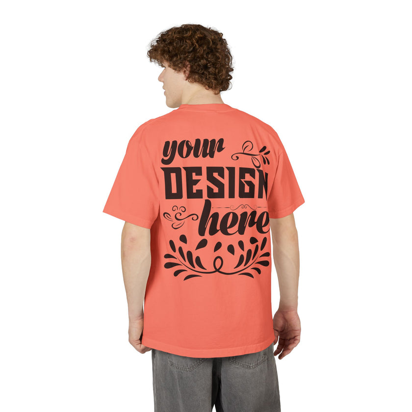 Customizable Shaka Wear SHGDD Unisex Garment Dyed Drop Shoulder T-Shirt