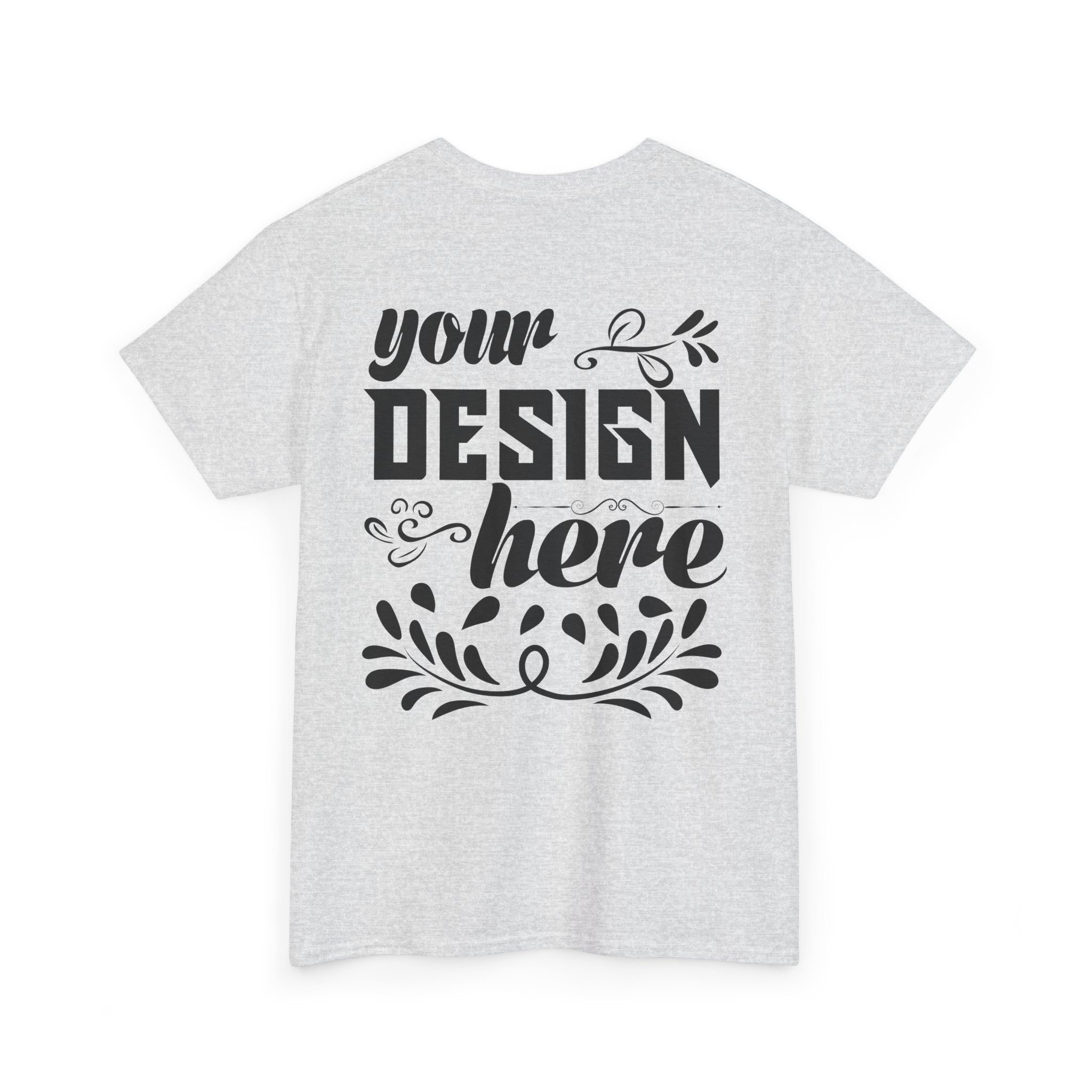 Customizable Gildan 5000 Unisex Heavy Cotton T-Shirt Classic Fit