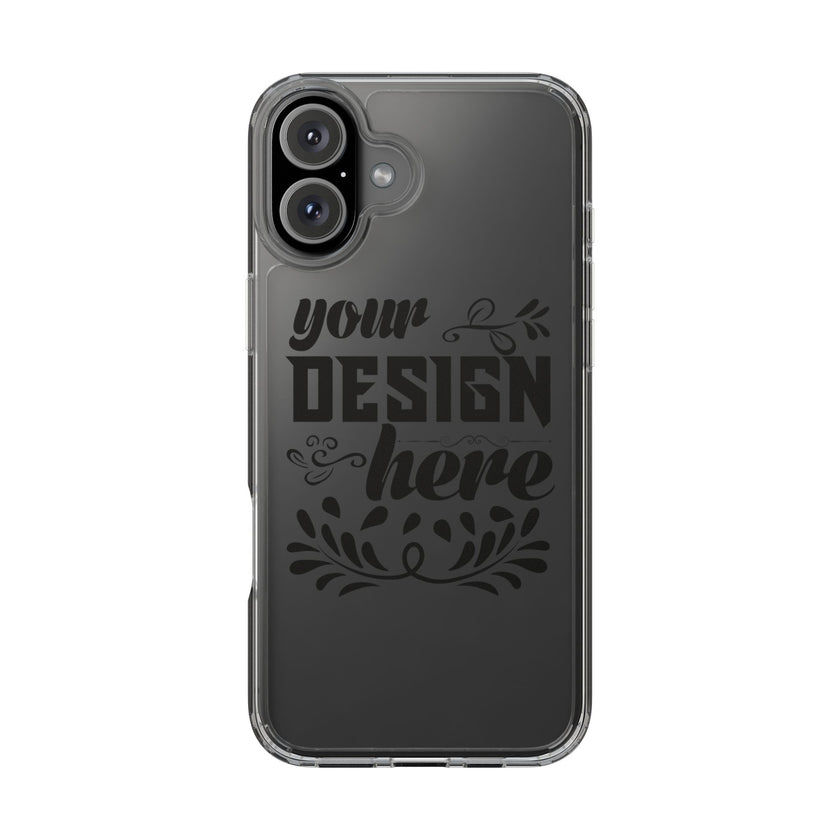 Customizable Clear Phone Case Slim Lightweight Scratch Resistant Protection