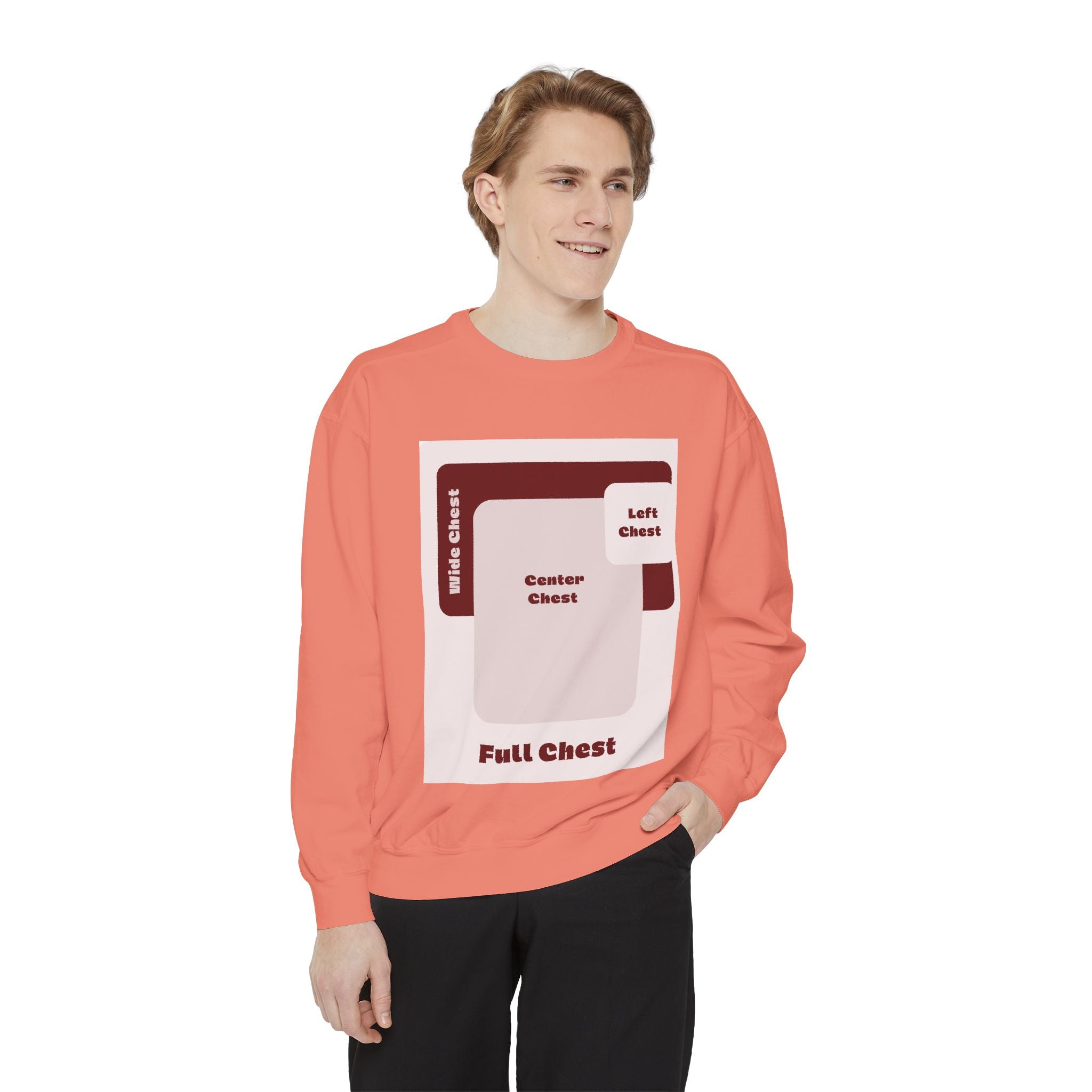 Customizable Comfort Colors 1566 Unisex Garment Dyed Sweatshirt DTG Custom Design
