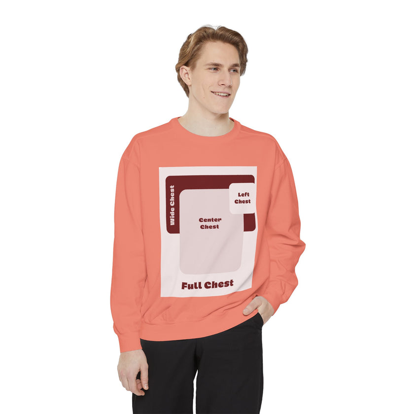 Customizable Comfort Colors 1566 Unisex Garment Dyed Sweatshirt DTG Custom Design