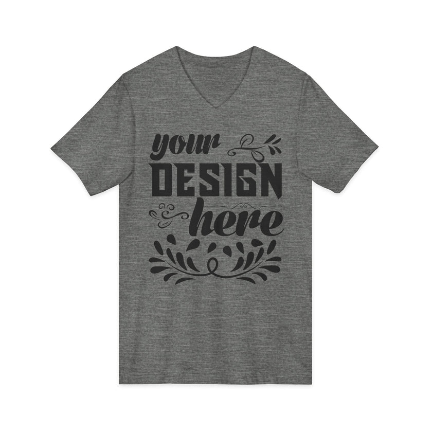 Customizable Bella+Canvas 3005 Unisex Jersey V-Neck Short Sleeve Tee