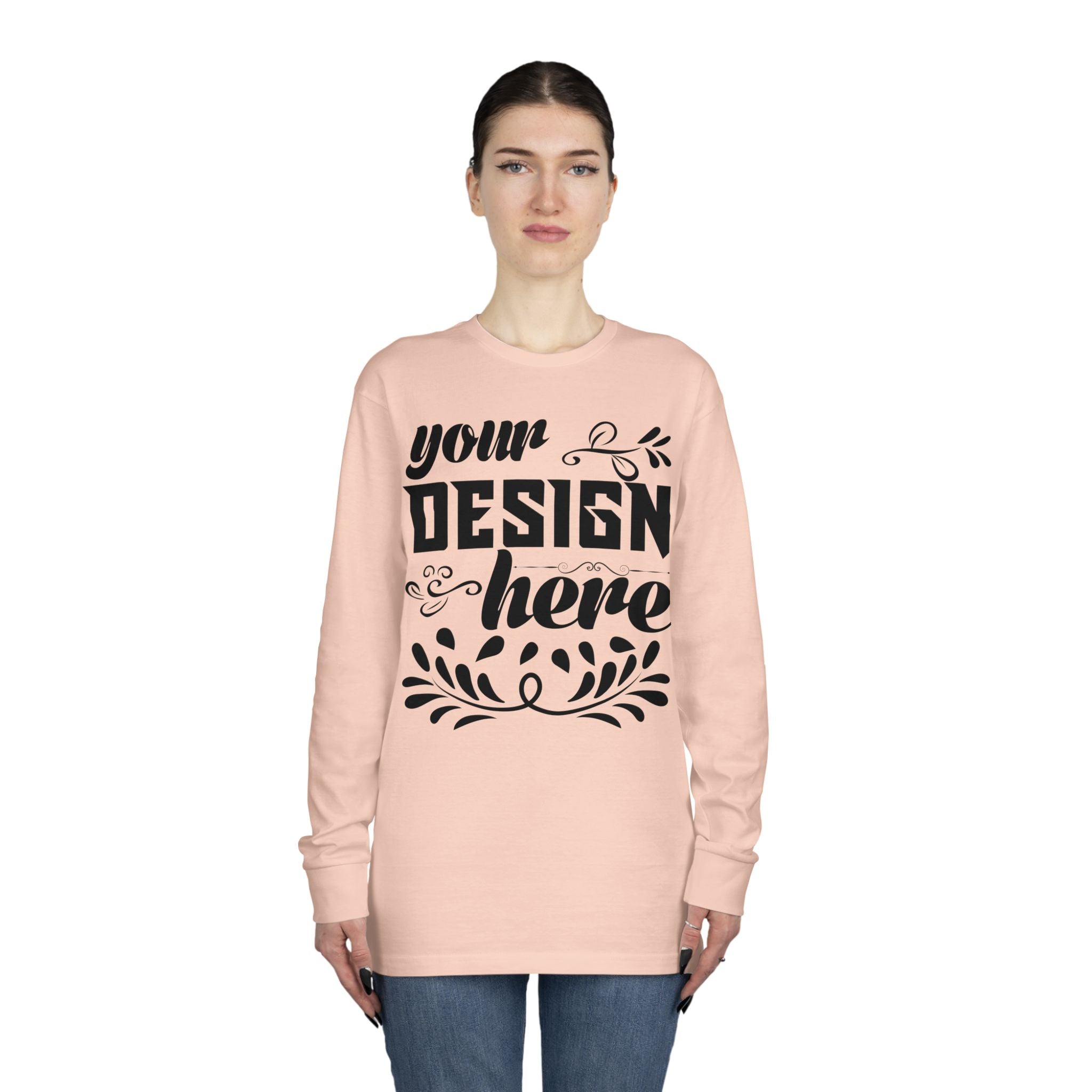 Customizable Lane Seven LS15009 Unisex Long Sleeve Crewneck Tee