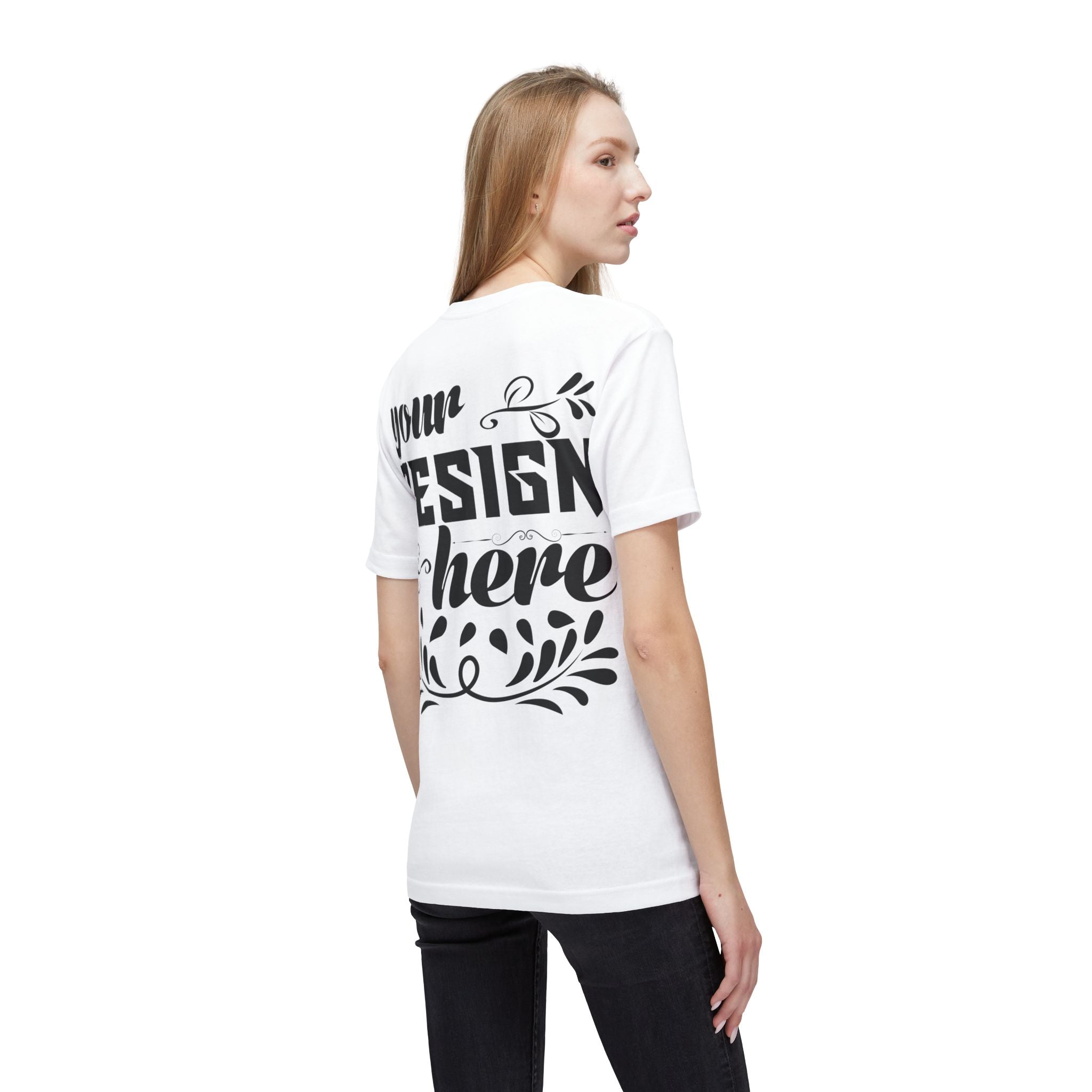 Customizable Bayside 5040 Unisex Midweight T-Shirt Made in US