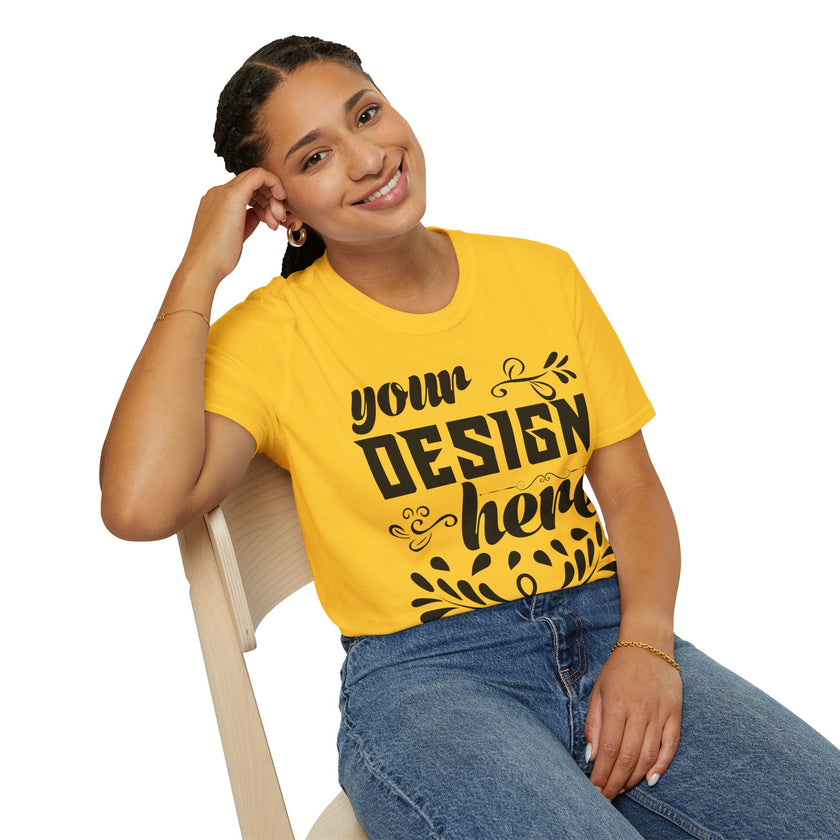 Customizable Gildan 64000 Unisex Softstyle T-Shirt Classic Fit