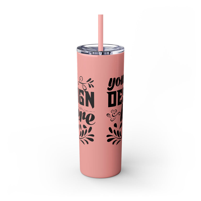 Customizable Maars 20oz Skinny Tumbler with Straw Stainless Steel